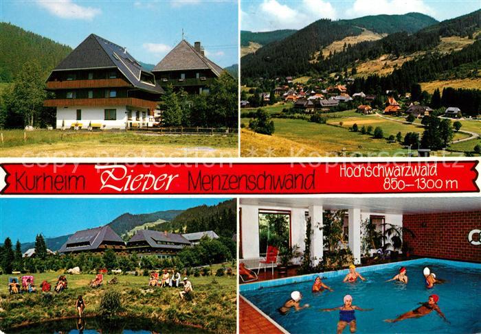 Menzenschwand Kurheim Pieper Hallenbad Landschaftspanorama Schwarzwald