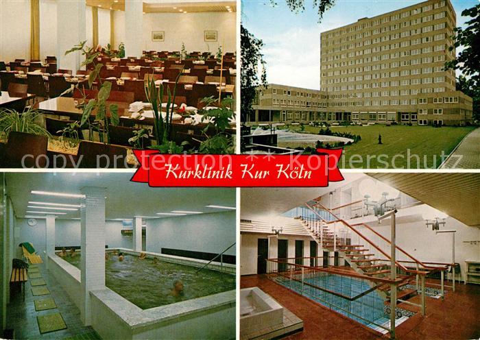 Bad Neuenahr-Ahrweiler Kurklinik Kurkoeln Kuranwendungen Hallenbad Cornely Karte