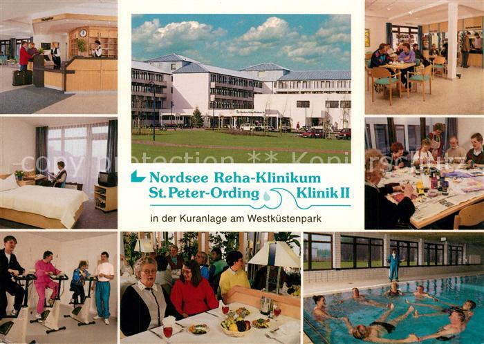 St Peter-Ording Nordsee Reha Klinikum Klinik II Kuranlage im Westkuestenpark
