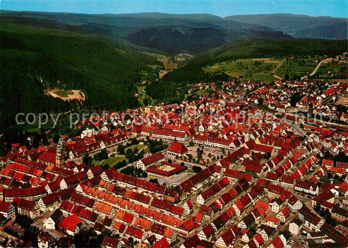 FREUDENSTADT BW Heilklimatischer Kurort im Schwarzwald Fliegeraufnahme