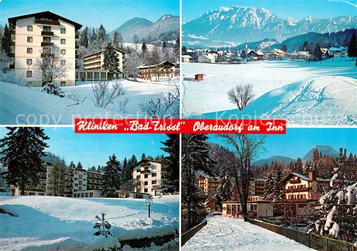 Oberaudorf Kliniken Bad Trissl Winterlandschaft Alpenpanorama