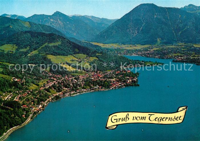 Tegernsee mit Wallberg Fliegeraufnahme