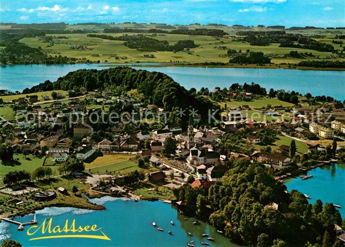 Mattsee Salzburg Schlossberg Niedertrumersee Obertrumersee Fliegeraufnahme