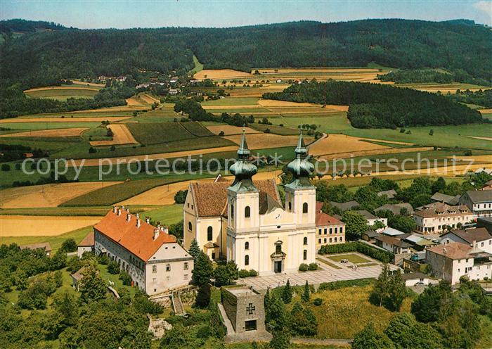 Maria Taferl Basilika zur Schmerzhaften Muttergottes Fliegeraufnahme