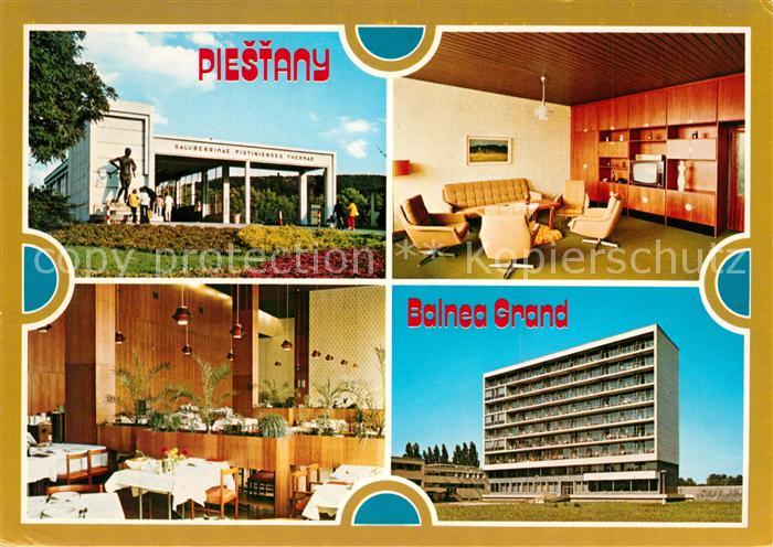 Piestany Kolonadoveho mostu Bruecke Balnea Grand Hotel Restaurant