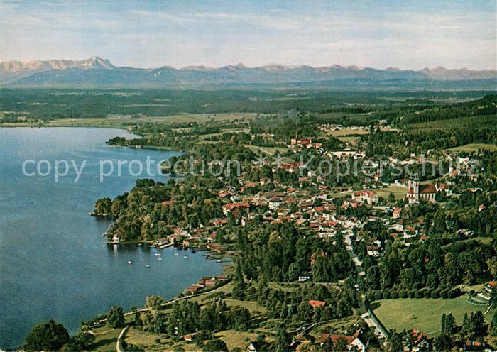 Tutzing Starnbergersee Zugspitze Alpenpanorama