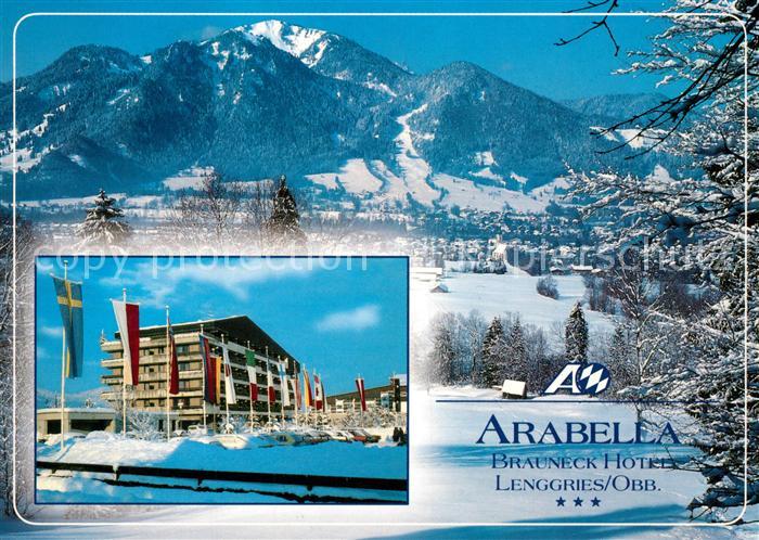 Lenggries Arabella Brauneck Hotel Winterlandschaft Alpen