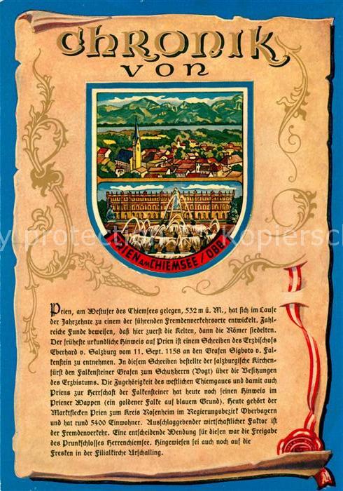 Prien Chiemsee Chronik Wappen Siegel