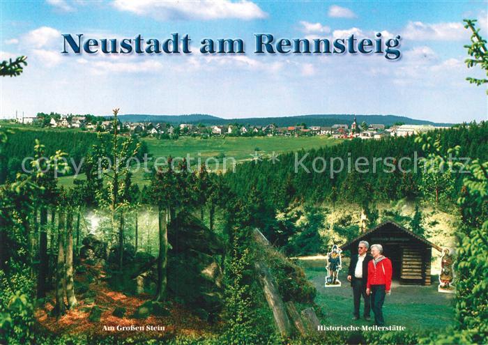 Neustadt Rennsteig Am Grossen Stein Historische Mellerstaette