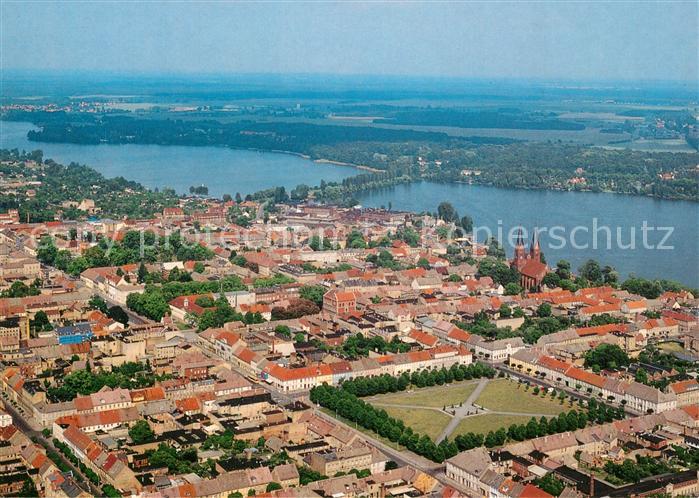 Neuruppin Fliegeraufnahme Geburtsort Schinkel Fontane