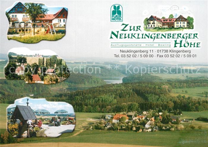 Klingenberg Sachsen Hotel Restaurant Neuklingenberger Hoehe Panorama