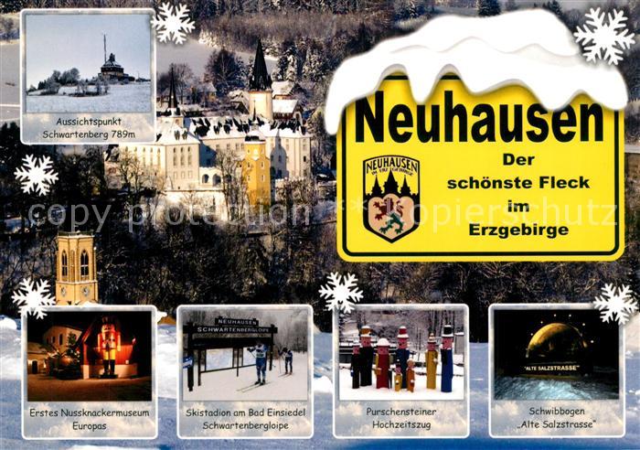 Neuhausen Erzgebirge Aussichtspunkt Schwartenberg Nussknackermuseum Schwibbogen