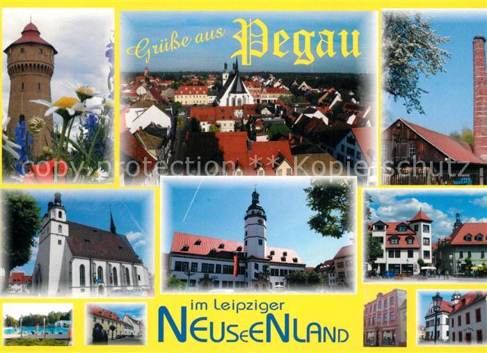 Pegau Wasserturm Altstadt Technisches Denkmal Ziegelei Rathaus Kirche