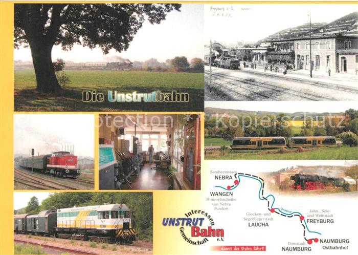 Naumburg Saale Unstrutbahn Bahnhof Streckenkarte