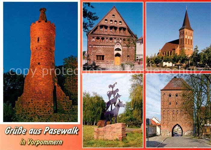 Pasewalk Mecklenburg Vorpommern Kiek in de Mark Marienkirche Spiritus Hospital P