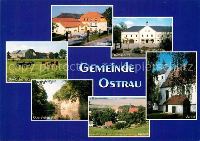 Ostrau Sachsen Oberluetzschera Schrebitz Delmschuetz Jahna Kiebitz Obersteina