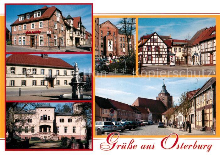 Osterburg Altmark Nikolai Apotheke Rathaus Schloss Krumke Markgraf Albrecht Gymn