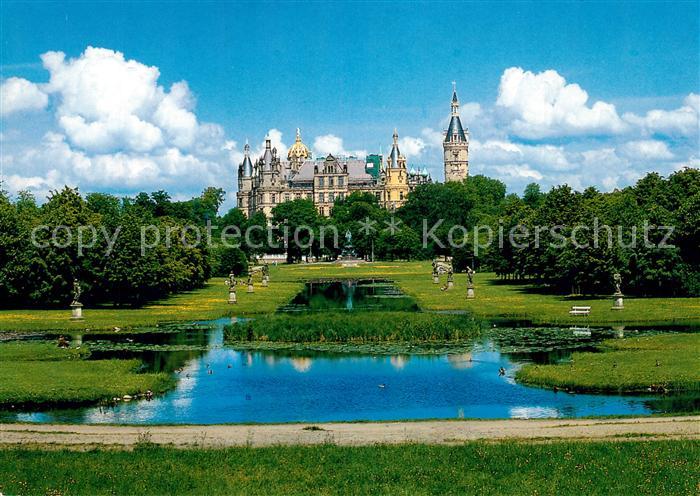 Schwerin Mecklenburg Schloss Schweriner See