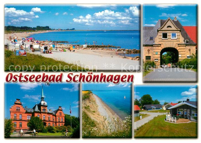 Schoenhagen Brodersby Strand Rathaus Stadtansichten
