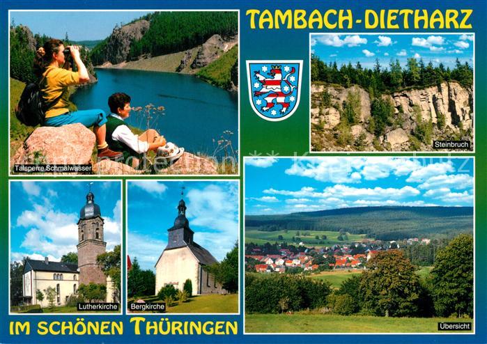Tambach-Dietharz Lutherkirche Bergkirche Steinbruch Talsperre Schmalwasser Panor
