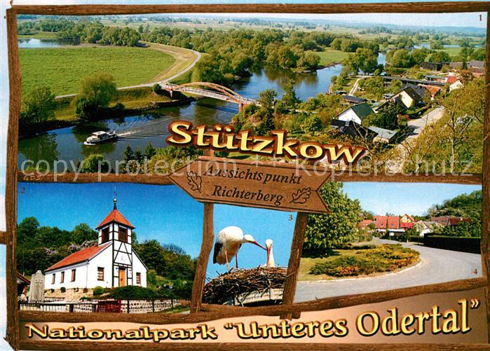 Schoeneberg Angermuende Stuetzkow Aussichtspunkt Richterberg Kirche