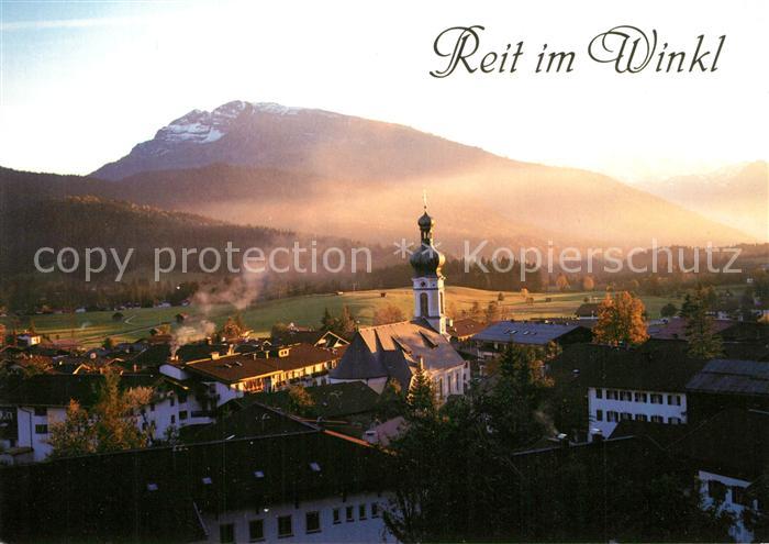 Reit Winkl Panorama Kirche