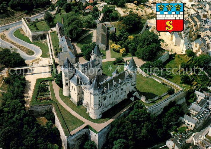 Saumur Chateau Fliegeraufnahme