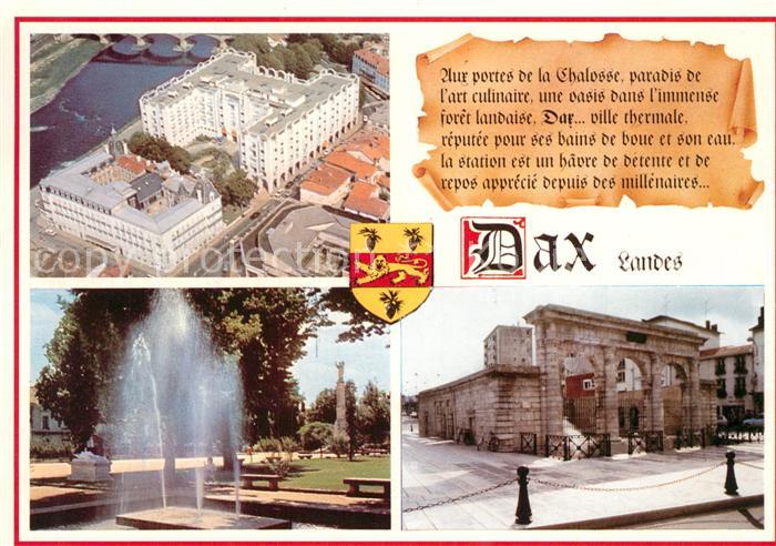 Dax Landes Fliegeraufnahme Springbrunnen Chalosse