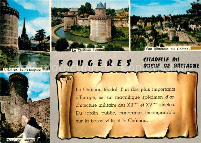 Fougeres Kirche Chateau Tour de Coigny