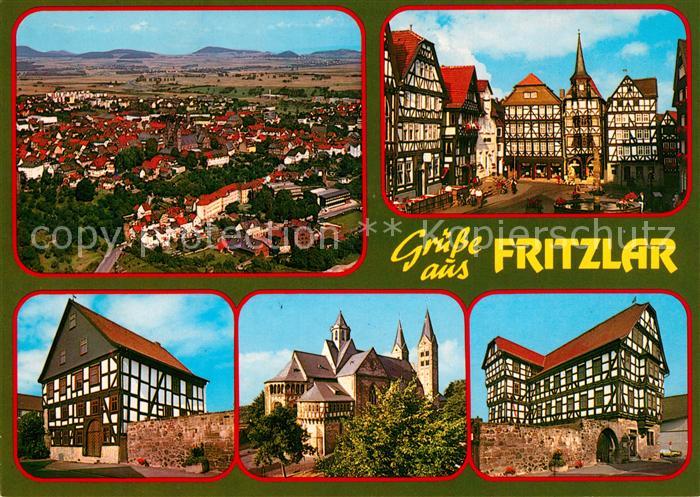 Fritzlar Dom Hochzeitshaus Marktplatz Panorama
