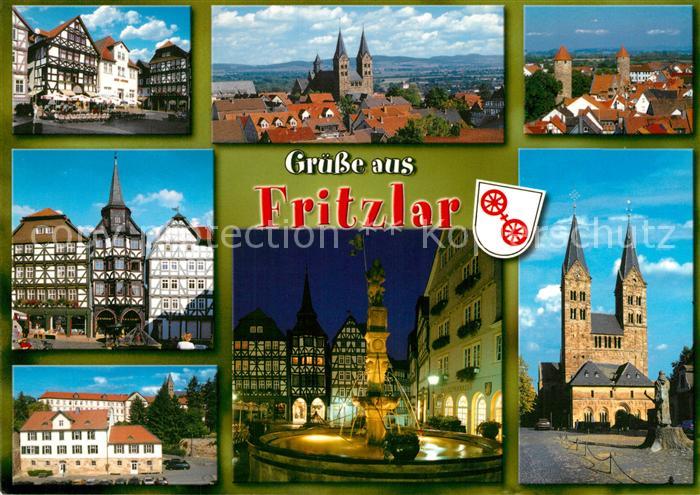 Fritzlar Dom Marktplatz Stadtansichten