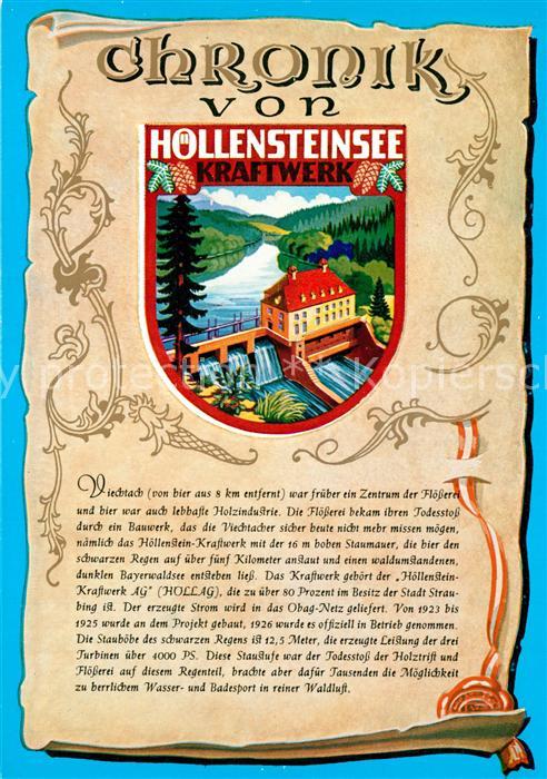 Hoellensteinsee Kraftwerk Chronik