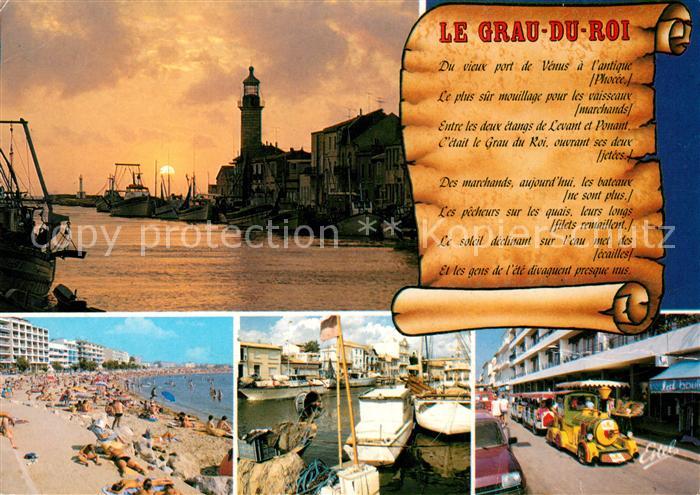 Le Grau-du-Roi Gard Strand Hafen Parkeisenbahn