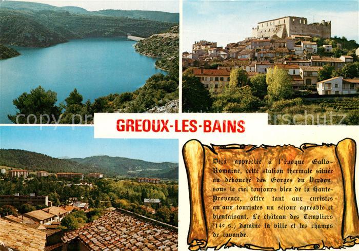 Greoux-les-Bains Panoramen Chronik