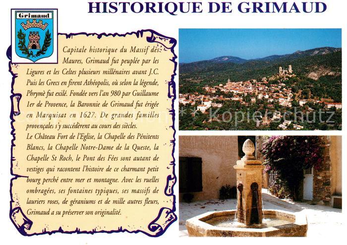 Grimaud Panorama Denkmal Chronik