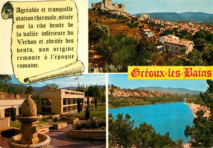 Greoux-les-Bains Panoramen Chronik