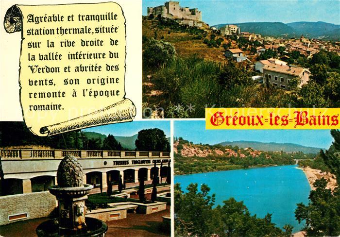 Greoux-les-Bains Panoramen Thermalstation