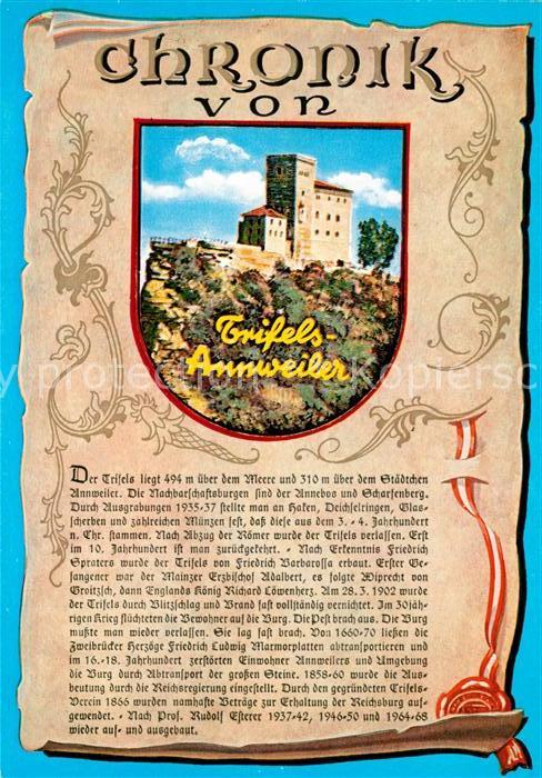 Annweiler Trifels Burg Chronik