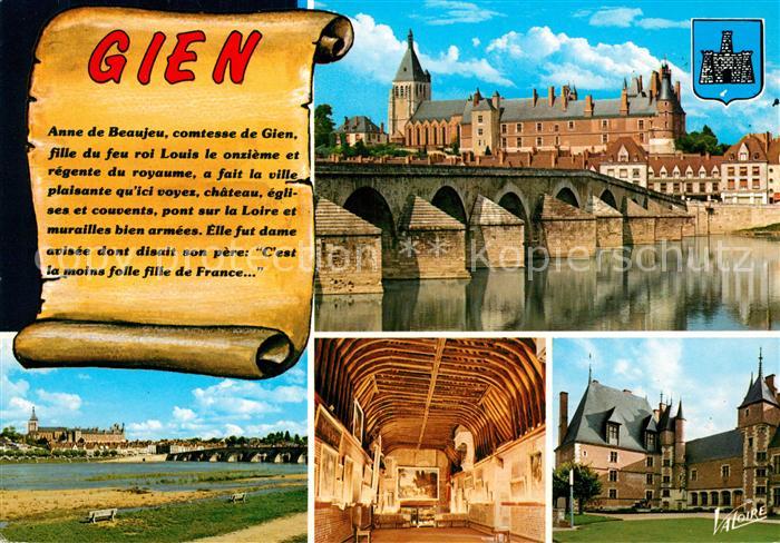 Gien 45 Kirche Saint Pierre Br?cke Chateau