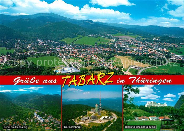 Tabarz Fliegeraufnahme Klinik am Rennsteig Inselsberg Klinik