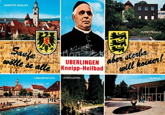 ueberlingen Bodensee Muenster-Basilika Kurmittelhaus Landungsplatz Kursaal Stadt