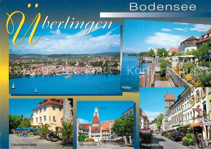 ueberlingen Bodensee Hafen Fliegeraufnahme Marktplatz Uferpromenade Hauptstrasse