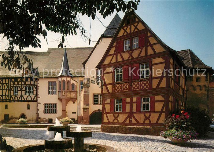 Tauberbischofsheim Kurmainzisches Schloss Fachwerk