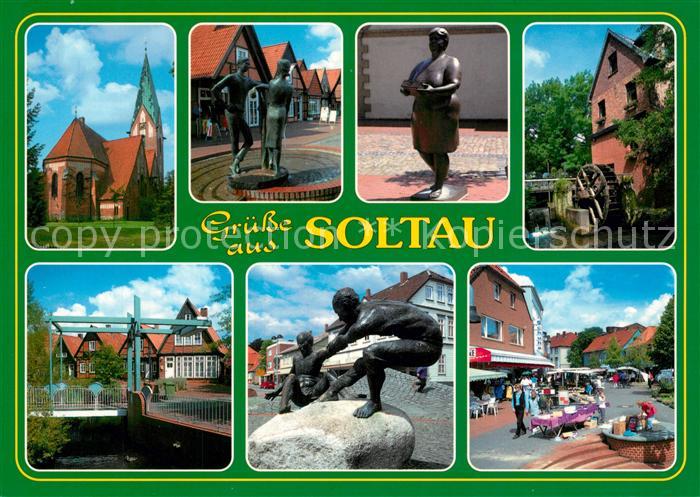 Soltau Skulpturen Bruecke