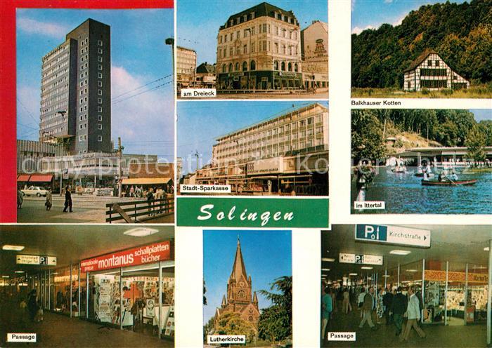 Solingen Passage am Dreieck Balkhaeuser-Kotten Lutherkirche