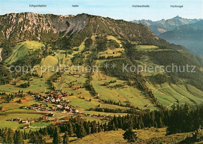 Oberjoch Fliegeraufnahme Hoechstes Bergdorf Deutschlands