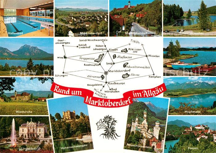 Marktoberdorf Hallenbad Forggensee Wieskirche Linderhof Hohenschwangau Neuschwan