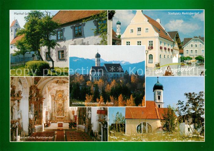Marktoberdorf Pfarrhof Stadtplatz Kirche