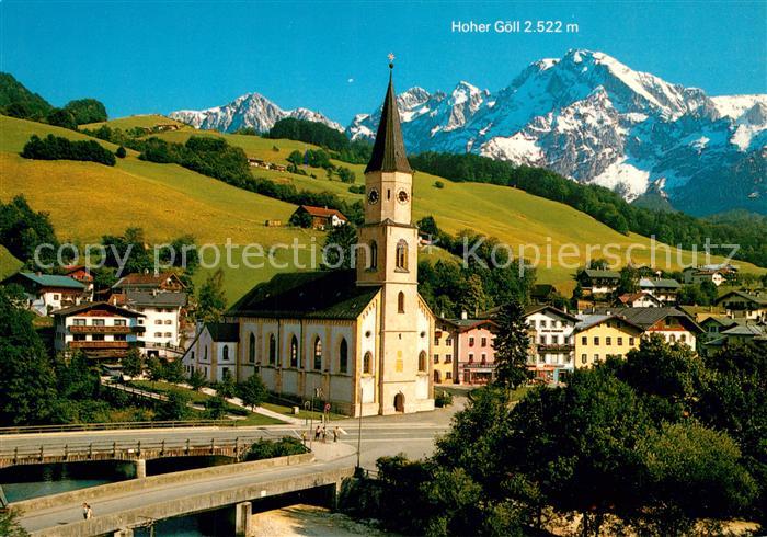 Marktschellenberg mit Hohem Goell Kirchenpartie