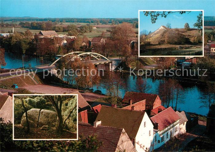 Oderberg Mark mit Pimpinellenberg und Findling bei Neuendorf